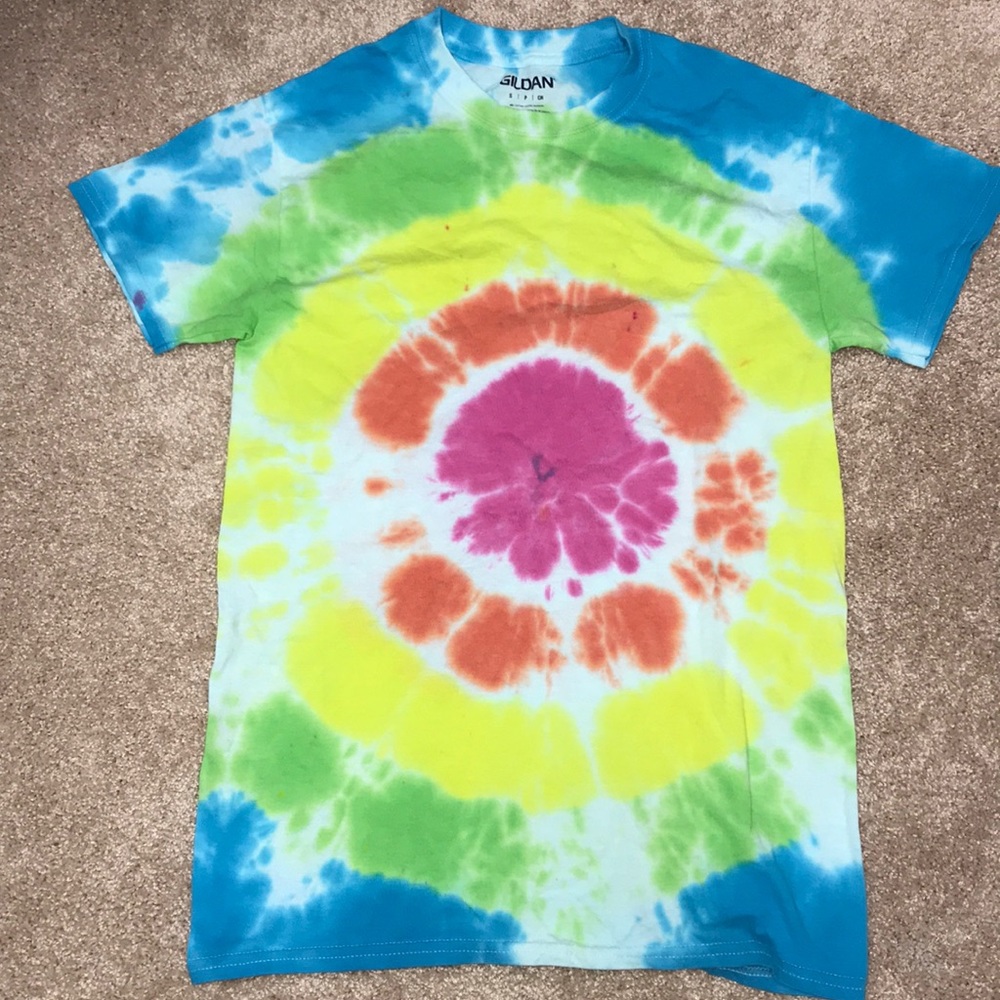 Hand made Bullseye Tie Dye T Shirt